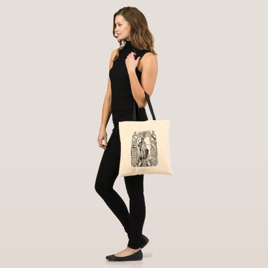 Knight Canvas tas (Voorkant (model))