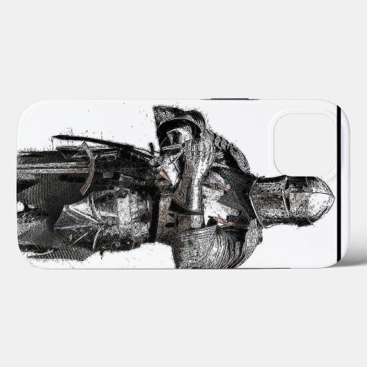 Knight Case-Mate iPhone Case (Achterkant (horizontaal))