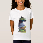 Knight - Chess - Art T-shirt (Voorkant)