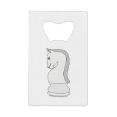 Knight Chess Creditkaart Flessenopener (Voorkant)