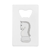 Knight Chess Creditkaart Flessenopener (Achterkant)