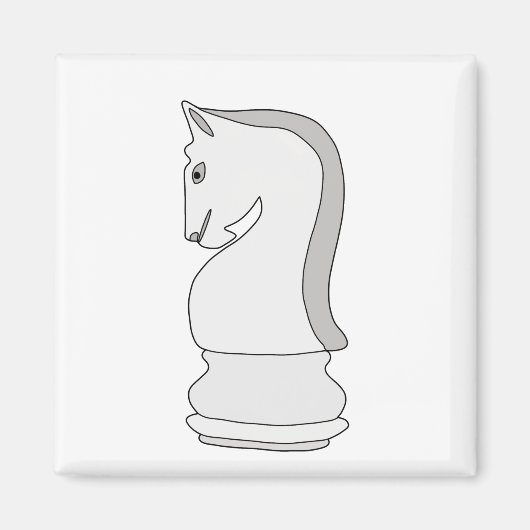 Knight Chess Magneet (Voorkant)