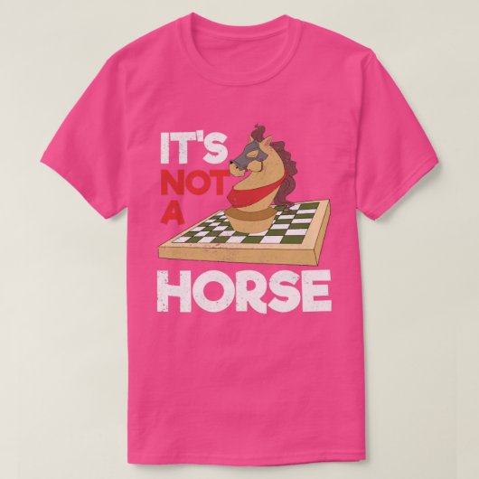 Knight Chess Piece Chess Player Funny Board Game C T-shirt (Design voorkant)