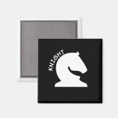 Knight Chess Piece Magneet (Voorkant / Achterkant)