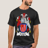 Knight Coat of Arms Family Crest T-shirt (Voorkant)
