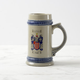 Knight Coat of Arms Stein / Knight Crest Stein Bierpul