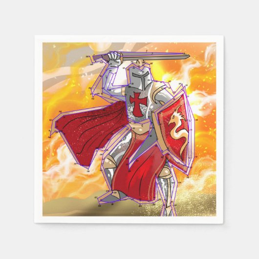 Knight Connect Servet (Voorkant)