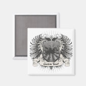 Knight Crest Magneet (Voorkant / Achterkant)