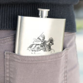 Knight Custom Flask Heupfles (Voorbeeld)