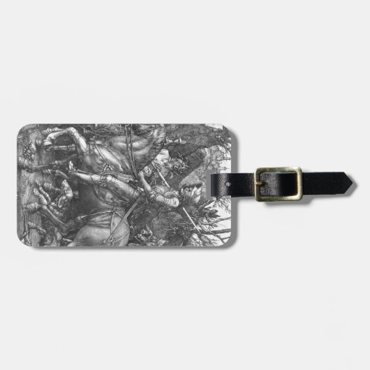 Knight, Death and the Devil, 1513 (graving) Bagagelabel (Voorkant horizontaal)