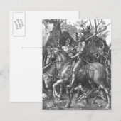 Knight, Death and the Devil, 1513 (graving) Briefkaart (Voorkant / Achterkant)