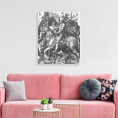 Knight, Death and the Devil, 1513 (graving) Canvas Afdruk (Insitu (Woonkamer))