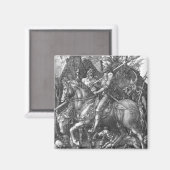 Knight, Death and the Devil, 1513 (graving) Magneet (Voorkant / Achterkant)