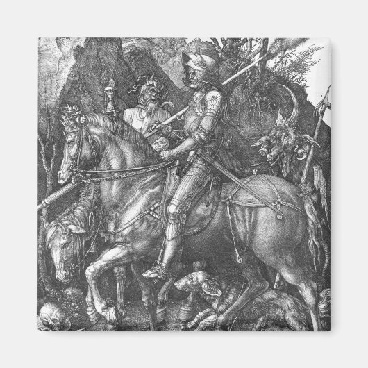 Knight, Death and the Devil, 1513 (graving) Magneet (Voorkant)