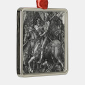 Knight, Death and the Devil, 1513 (graving) Metalen Ornament (Rechts)
