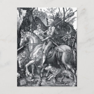 Knight, Death and the Devil - Albrecht Dürer Briefkaart