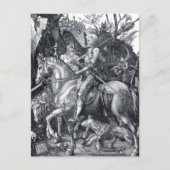 Knight, Death and the Devil - Albrecht Dürer Briefkaart (Voorkant)