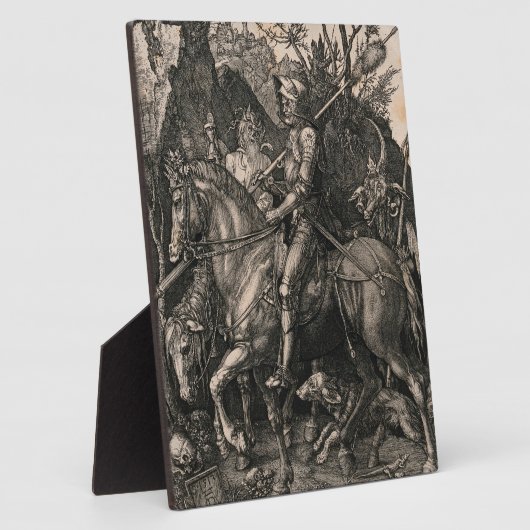 Knight Death and the Devil Albrecht Durer Fotoplaat (Zijkant)