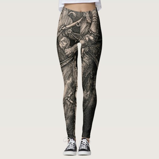 Knight Death and the Devil Albrecht Durer Leggings (Voorkant)