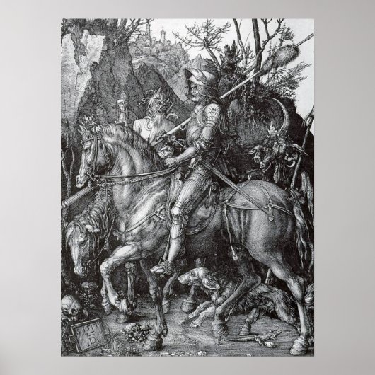 Knight, Death and the Devil - Albrecht Durer Poster (Voorkant)