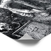 Knight, Death and the Devil - Albrecht Dürer Poster (Hoek)