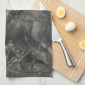 Knight Death and the Devil Albrecht Durer Theedoek (Quarter Fold)