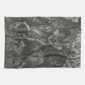 Knight Death and the Devil Albrecht Durer Theedoek (Horizontaal)