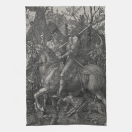 Knight Death and the Devil Albrecht Durer Theedoek