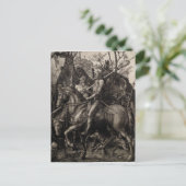 Knight, Death and the Devil door Albrecht Durer Briefkaart (Staand voorkant)