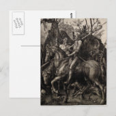 Knight, Death and the Devil door Albrecht Durer Briefkaart (Voorkant / Achterkant)