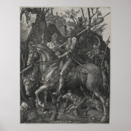 Knight, Death and the Devil door Albrecht Durer Poster