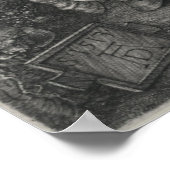 Knight, Death and the Devil door Albrecht Durer Poster (Hoek)