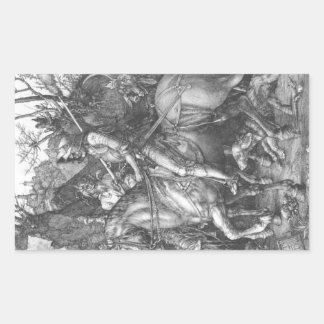 'Knight, Death and the Devil' Rechthoekige Sticker