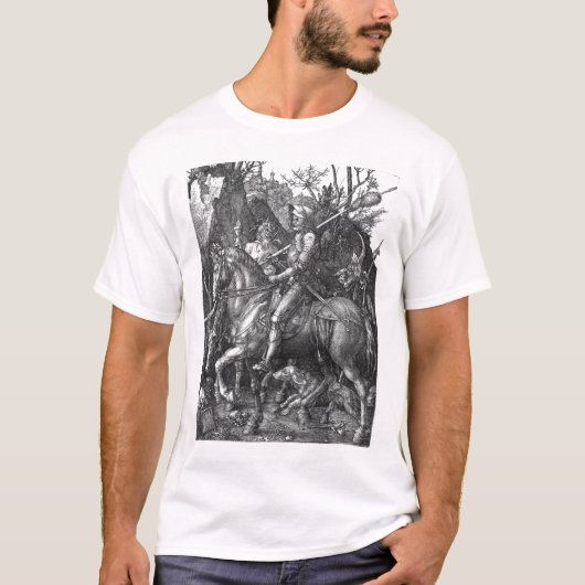 Knight Death Devil Albrecht Durer engraving art. p T-shirt (Voorkant)