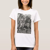 Knight, Death & the Devil - Albrecht Dürer c. 1513 T-shirt (Voorkant)