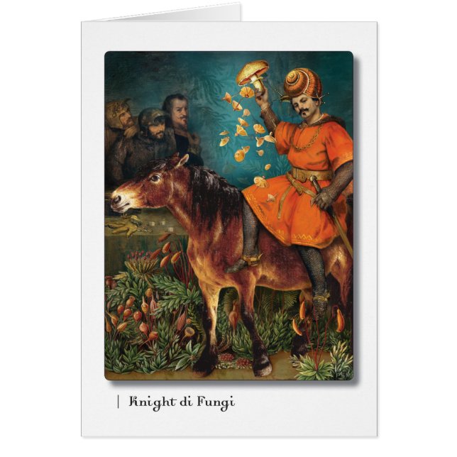 Knight di Fungi Tarot (Voorkant)