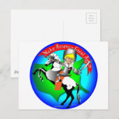 Knight Donald Trump Briefkaart (Voorkant / Achterkant)