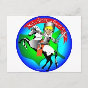 Knight Donald Trump Briefkaart