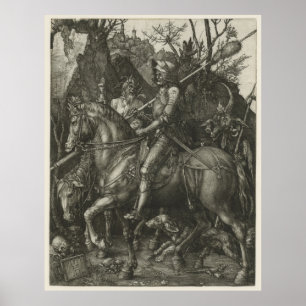 KNIGHT, DOOD EN DEVIL DOOR ALBRECHT DÜRER POSTER