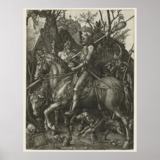 KNIGHT, DOOD EN DEVIL DOOR ALBRECHT DÜRER POSTER (Voorkant)