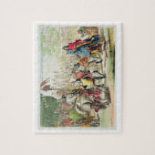 Knight Dueling op Foot in a Tournament, bord 1 Legpuzzel (Verticaal)