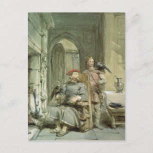 Knight en Page Briefkaart