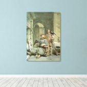 Knight en Page Canvas Afdruk (Insitu (Houten vloer))