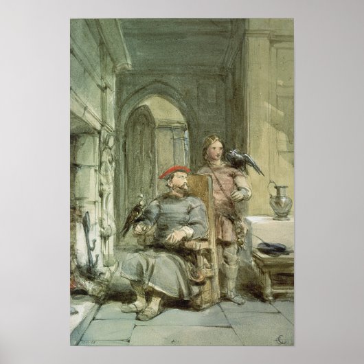 Knight en Page Poster (Voorkant)