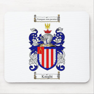 KNIGHT FAMILY CREST - KNIGHT COAT OF ARMS MUISMAT