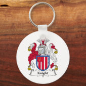 Knight Family Crest Sleutelhanger (Voorkant)