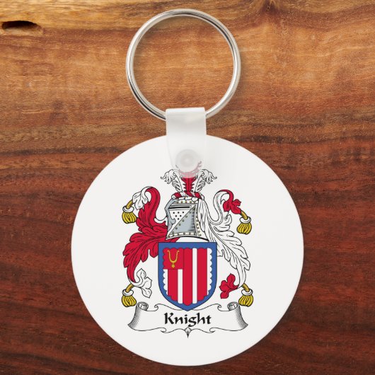 Knight Family Crest Sleutelhanger (Voorkant)