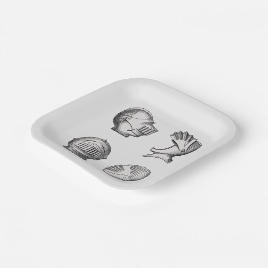 Knight Helmets Papieren Bordje (Gebogen)