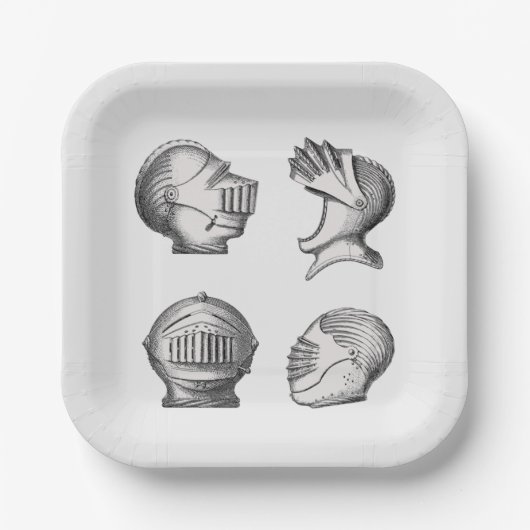 Knight Helmets Papieren Bordje (Voorkant)