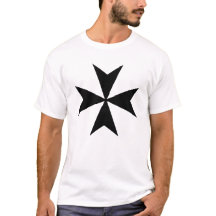 Knight Hospitalers Cross #1 T-Shirt